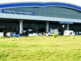 Passenger movement at Vizag Airport